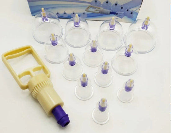 Hijama/Cupping Set- 12 pcs cups + pump
