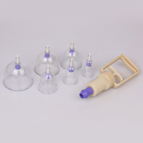 Hijama/Cupping Set- 6 pcs cups + pump