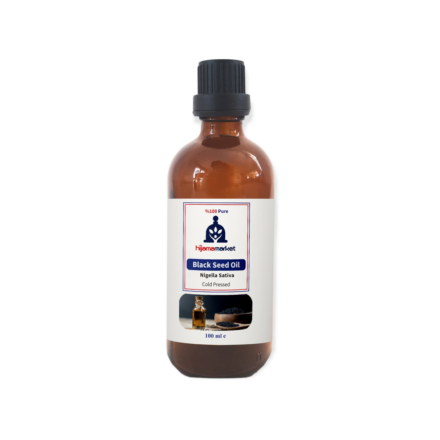 Black Seed Oil (Black Cumin Oil) Nigella Sativa %100 Pure - Cold Pressed - 100ml